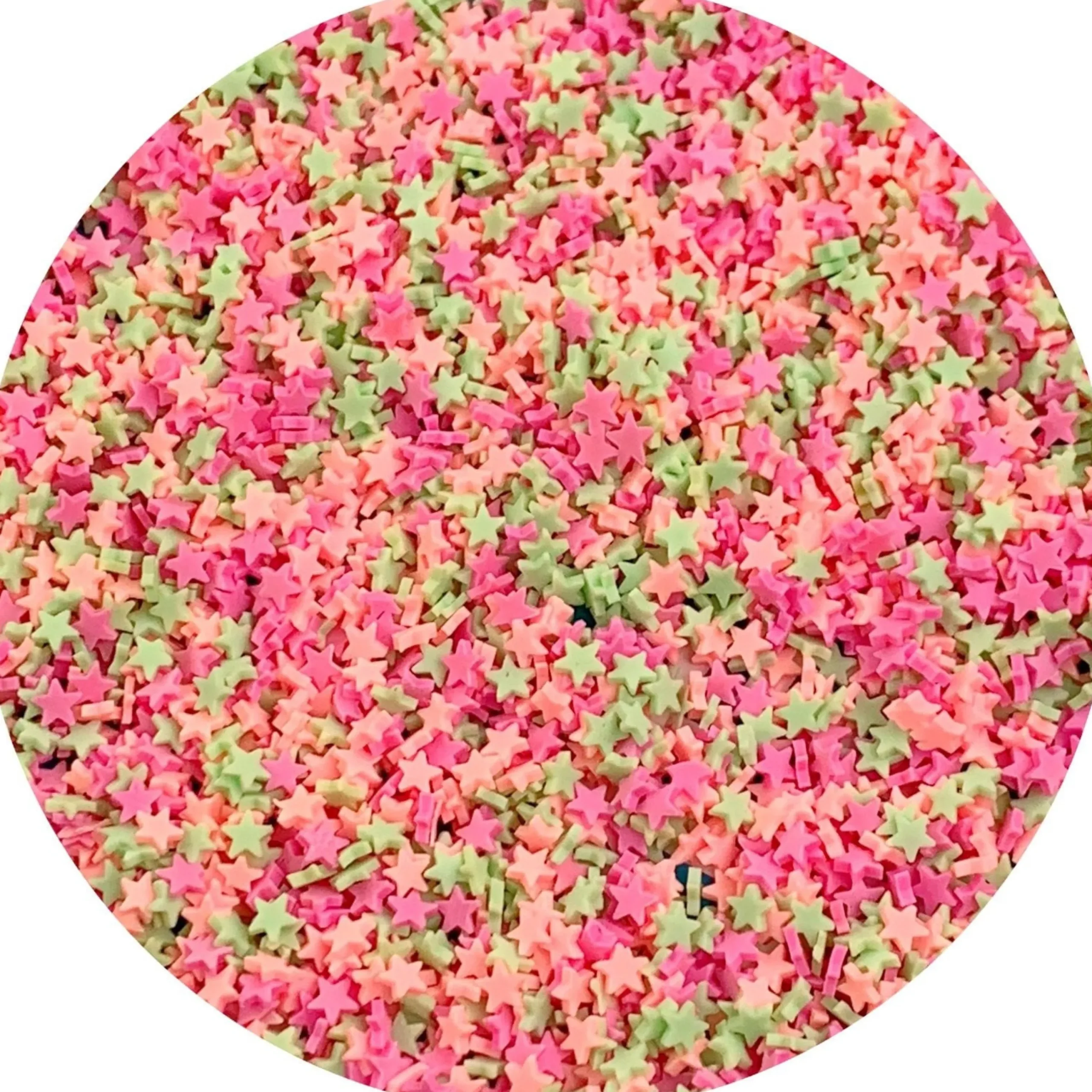 Slime Fimo Slices|Slime Sprinkles>Dope Slime Star Sprinkles