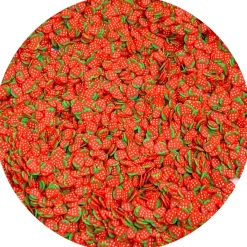 Slime Fimo Slices>Dope Slime Strawberry Fimo Slices