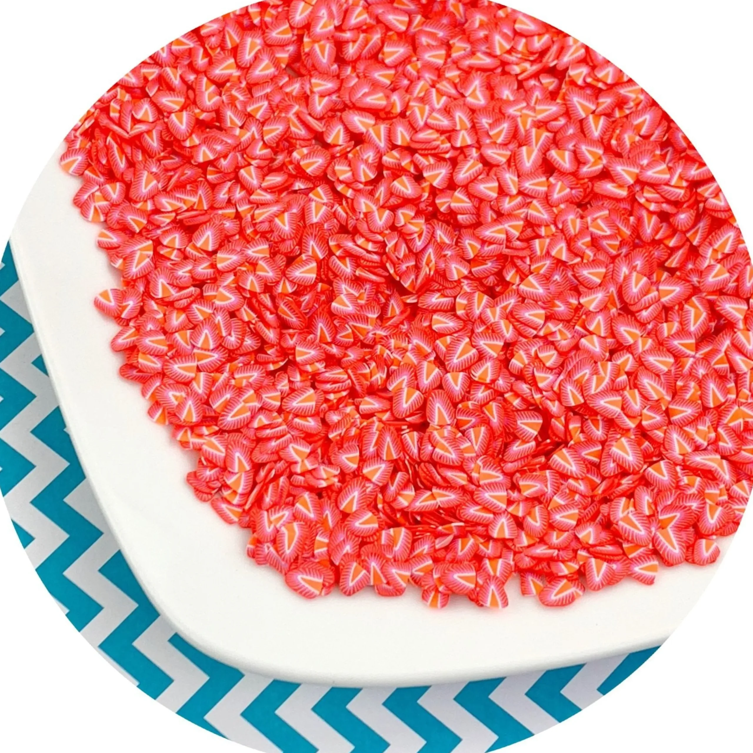 Slime Fimo Slices>Dope Slime Strawberry Fimo Slices V2