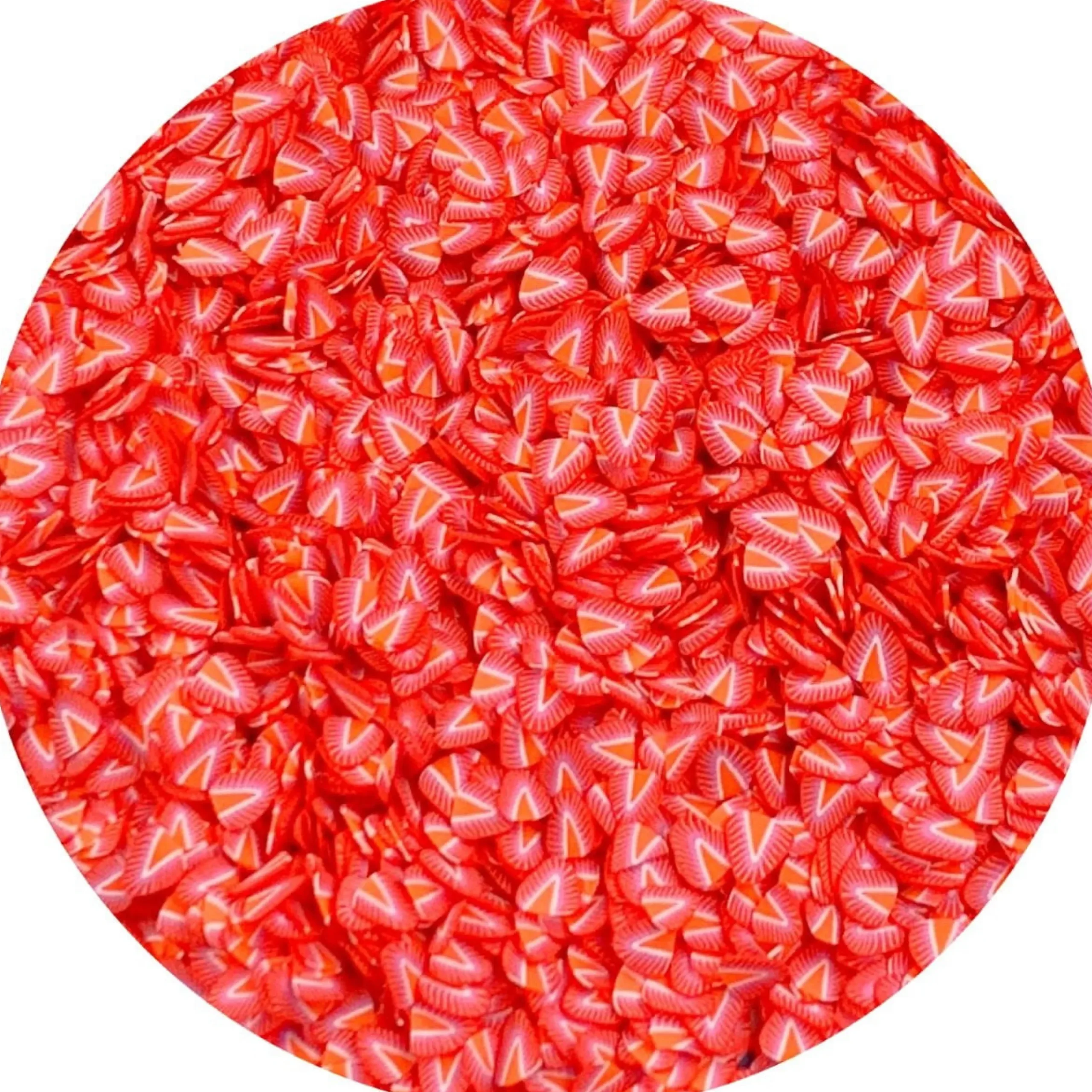 Slime Fimo Slices>Dope Slime Strawberry Fimo Slices V2