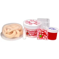 Premade Slime Kits|Unique Textured Slime>Dope Slime Strawberry Funnel Cake