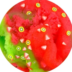 Cloud Slime|Clear Base Slime>Dope Slime Strawberry Kiwi Freeze