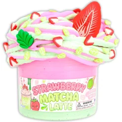 Butter Slime|Restock>Dope Slime Strawberry Matcha Latte