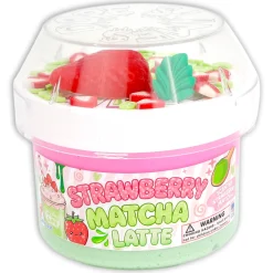 Butter Slime|Restock>Dope Slime Strawberry Matcha Latte