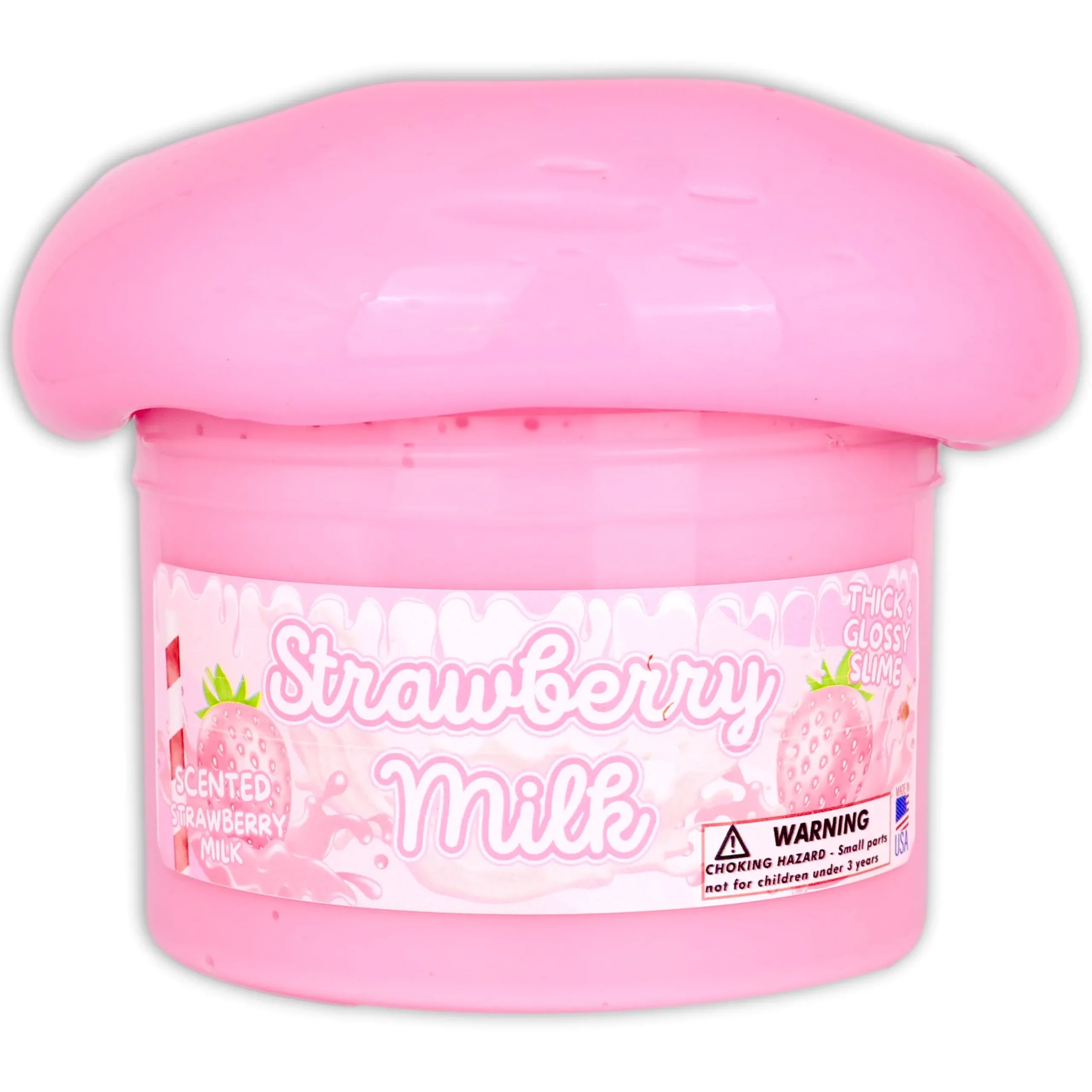 Thick & Glossy Slime>Dope Slime Strawberry Milk