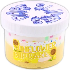 Butter Slime|Unique Textured Slime>Dope Slime Sunflower Cupcake