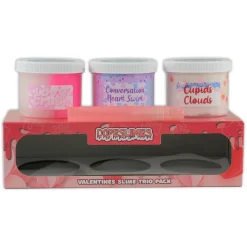 Cloud Slime|Butter Slime>Dope Slime Valentines Trio Slime Pack