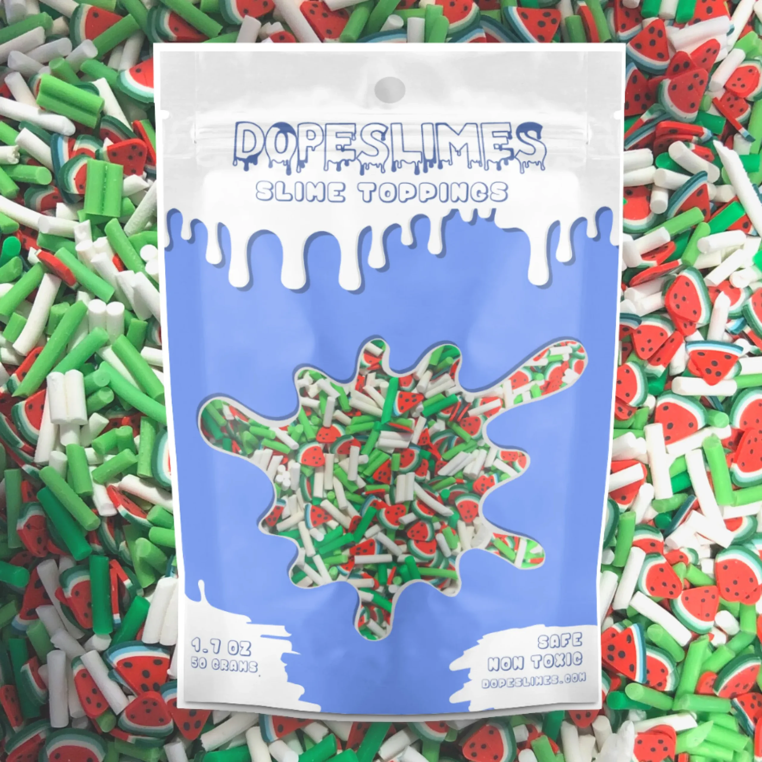 Slime Sprinkles>Dope Slime Watermelon Explosion Sprinkle Mix