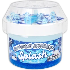 Butter Slime|Clear Base Slime>Dope Slime Whale Shark Splash