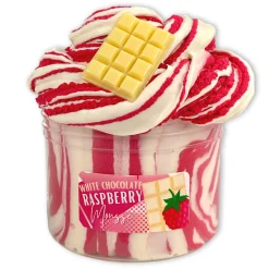 Butter Slime|Ice-Cream Slimes>Dope Slime White Chocolate Raspberry Mousse