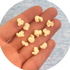 Slime Charms|Other Slime Supplies>Dope Slime White Mini Popcorns