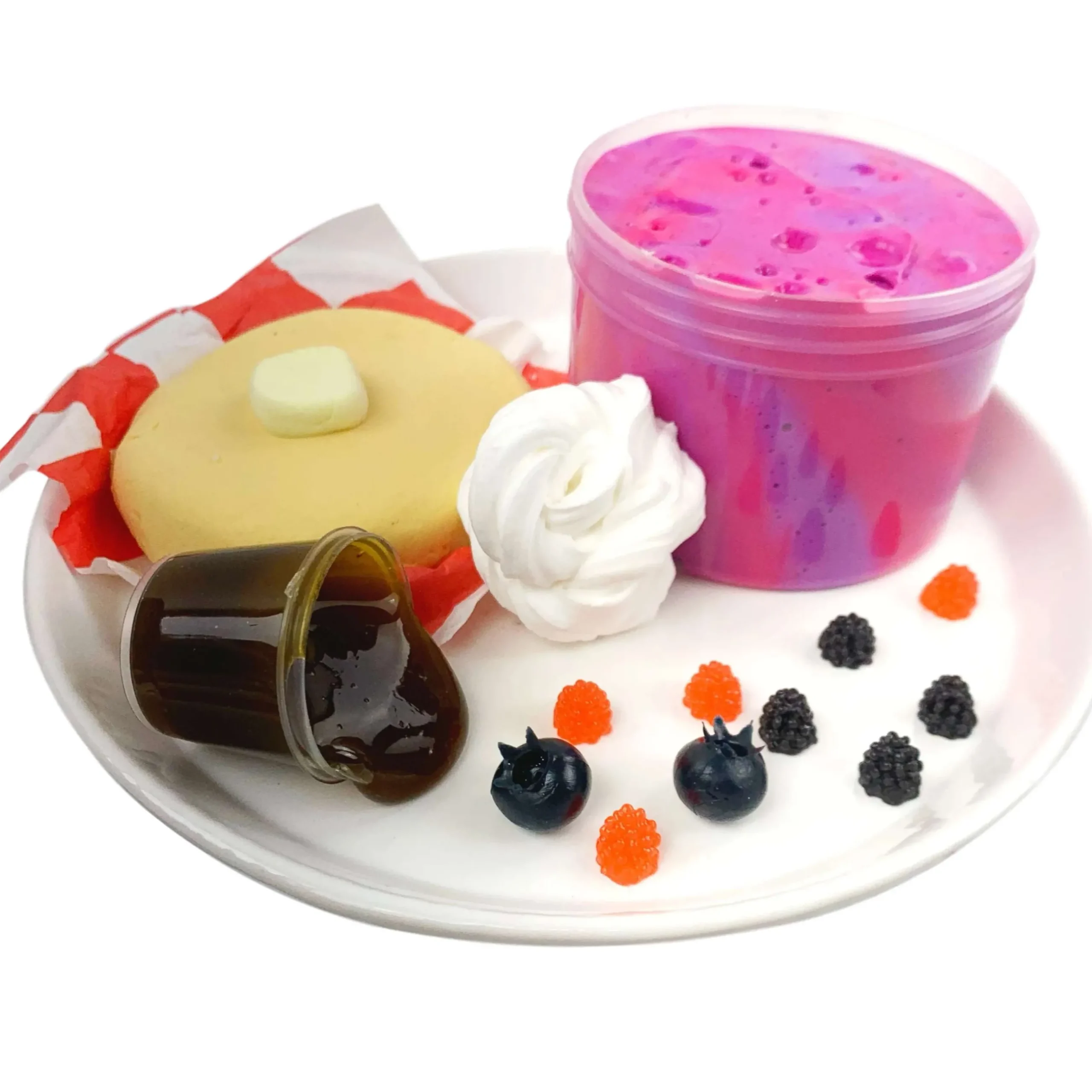 Premade Slime Kits>Dope Slime Wildberry Pancake DIY