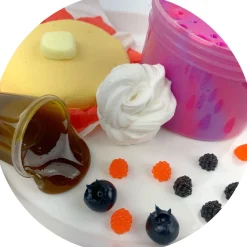 Premade Slime Kits>Dope Slime Wildberry Pancake DIY