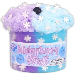 Clear Base Slime|Christmas Slimes>Dope Slime Winterberry Frost